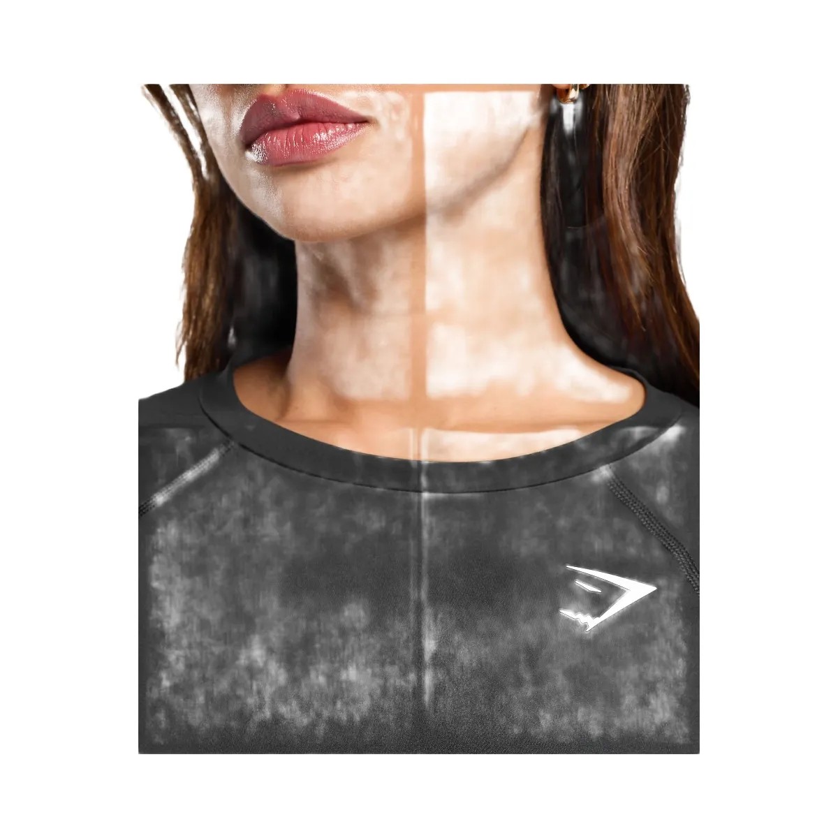 Gymshark Training Baselayer Long Sleeve Top - Black - HypeFly India View 5
