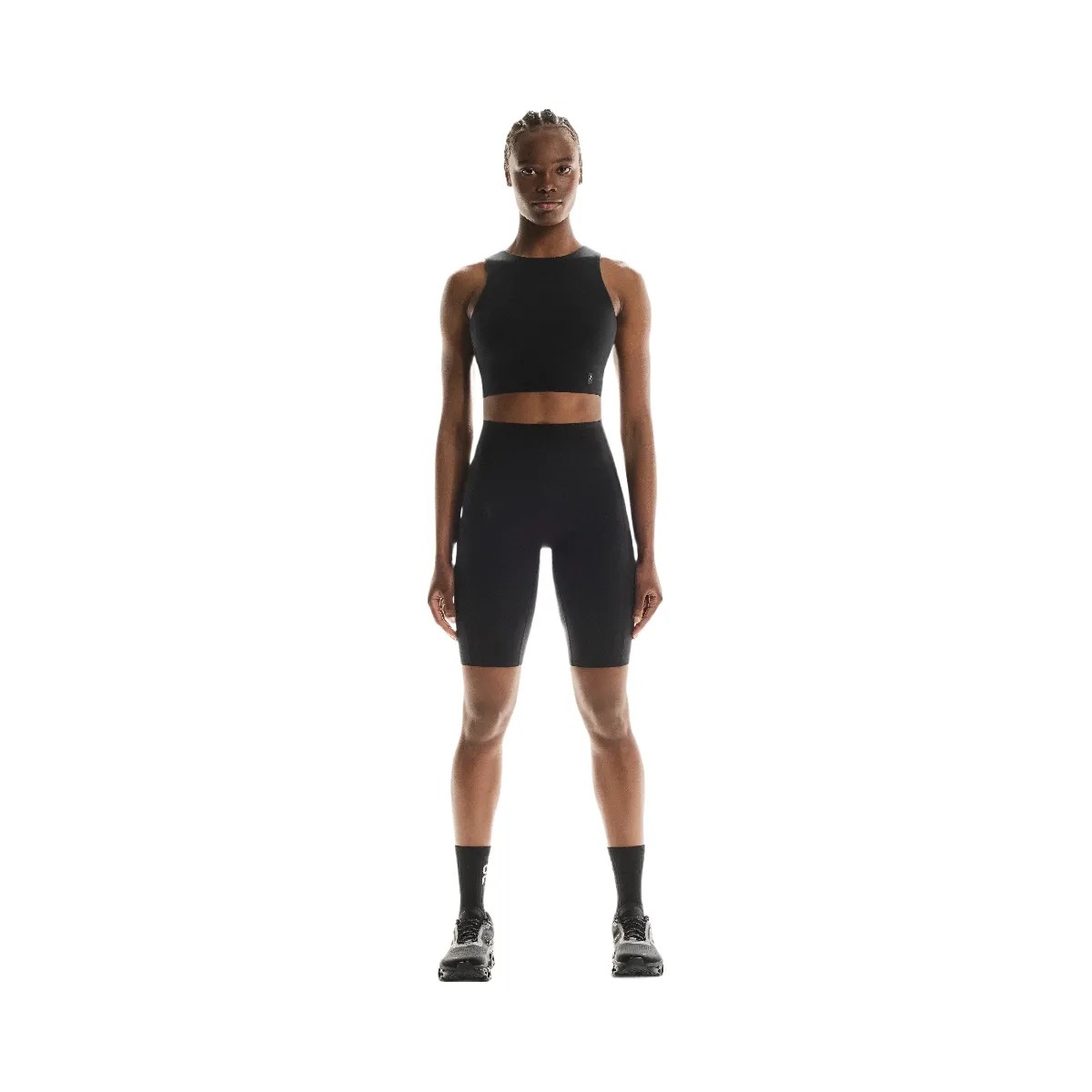 On Studio Tights Short Black  - HypeFly India View 3