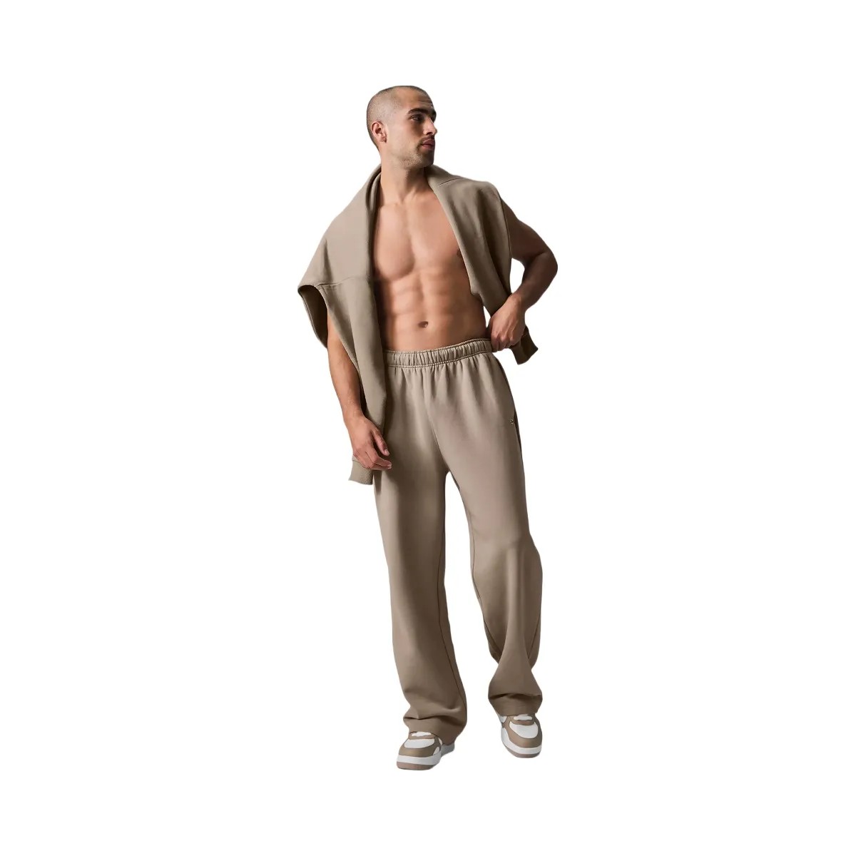 Alo Men's Accolade Straight Leg Sweatpant - Gravel - HypeFly India View 1
