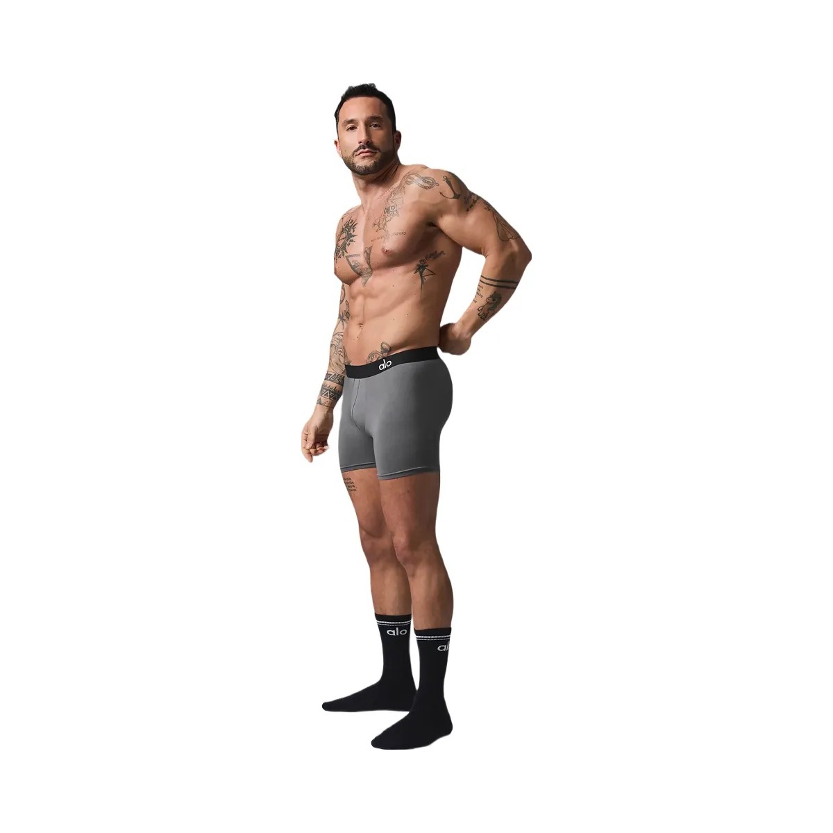 Alo Men's Day and Night Boxer - Grey - HypeFly India View 4