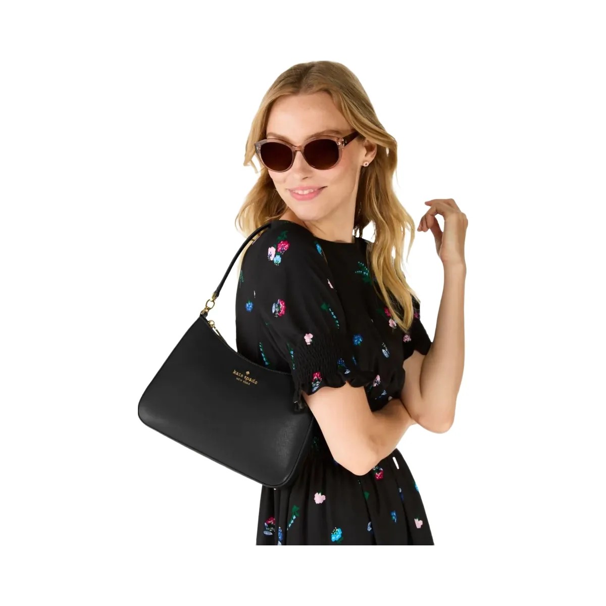 Kate Spade Margot Convertible Shoulder Bag Black - HypeFly India View 2