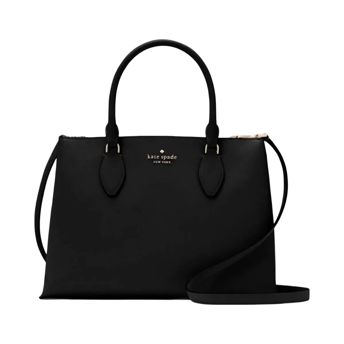 Kate Spade Rae Medium Satchel Black - HypeFly India View 1