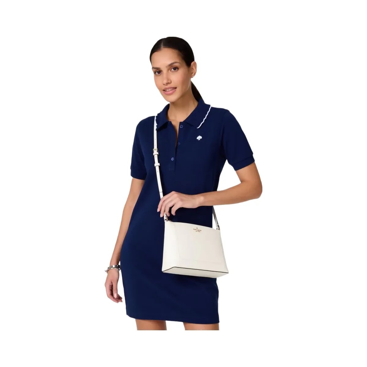 Kate Spade Leila Medium Crossbody Meringue - HypeFly India View 2