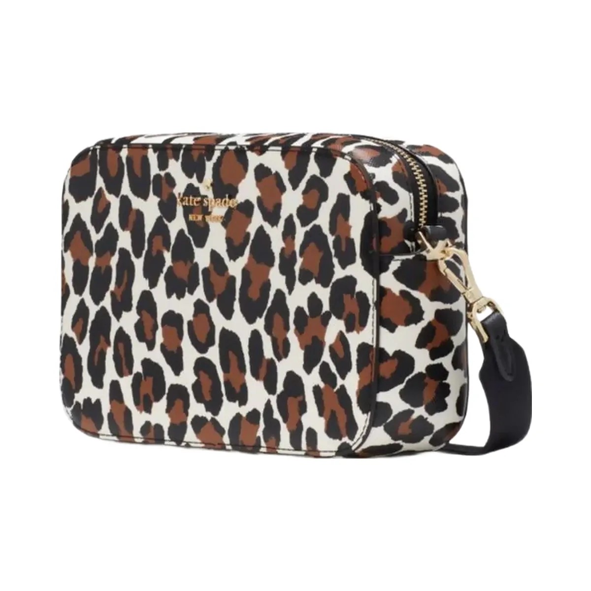 Kate Spade Madison Spotted Leopard Mini Camera Bag Cream Multi - HypeFly India View 3