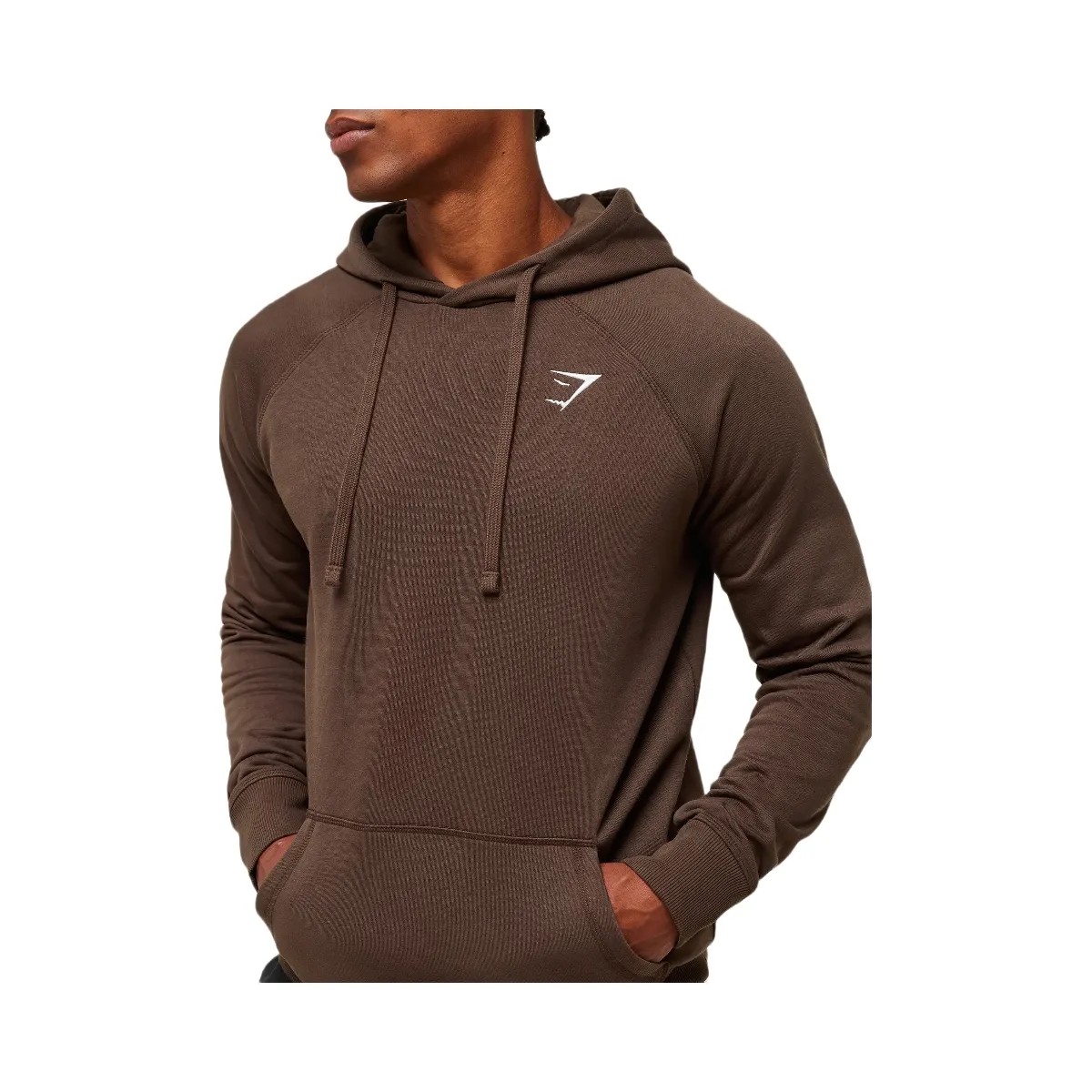 Gymshark Crest Hoodie - Archive Brown - HypeFly India View 5