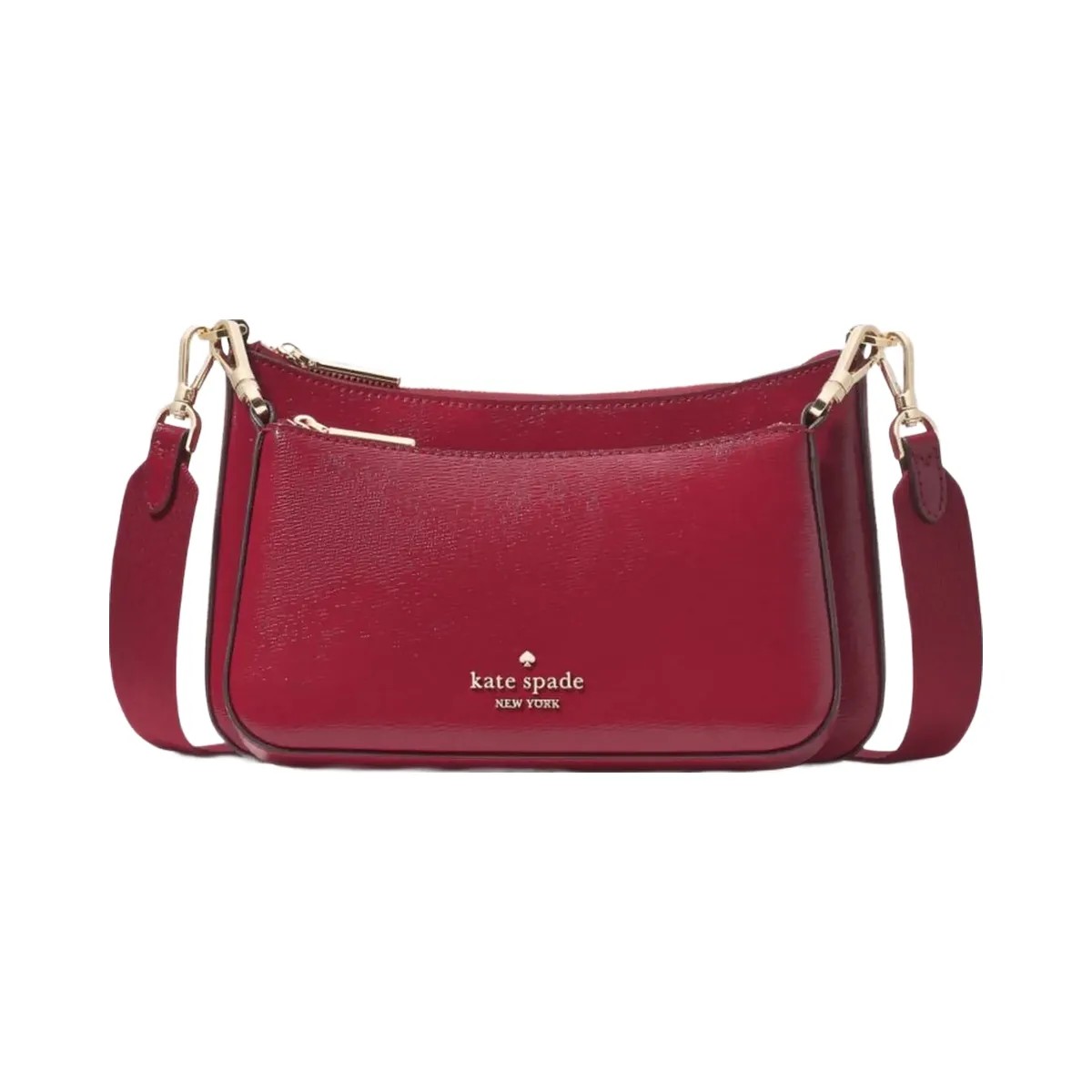 Kate Spade Duet Small Crossbody Red Jam - HypeFly India View 1
