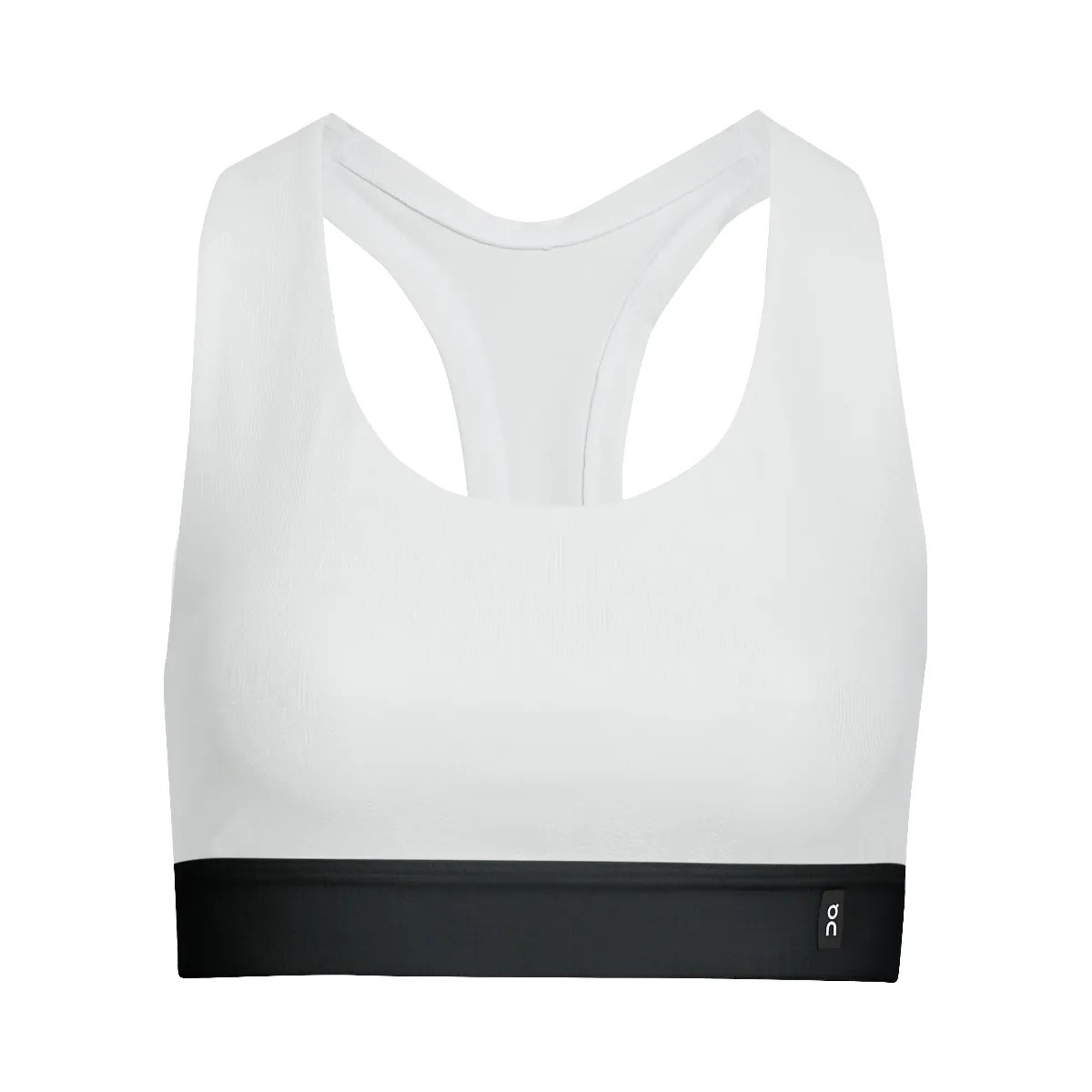 On Pace Bra Undyed-White | Black  - HypeFly India View 1