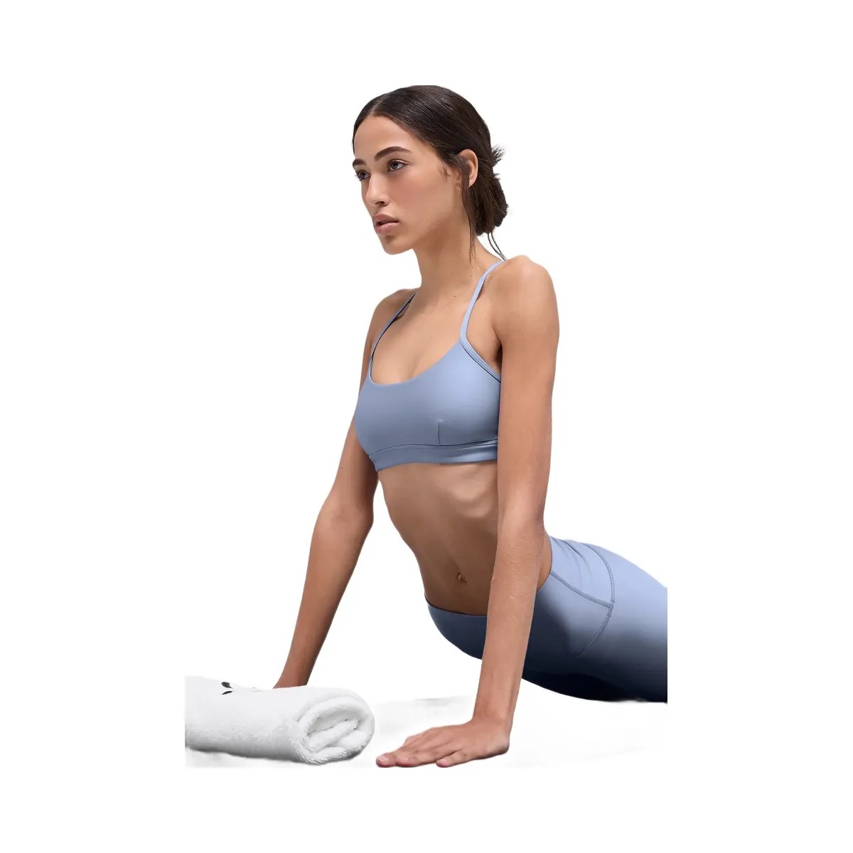 Alo Women's Airlift Intrigue Bra - Winter Frost - HypeFly India View 4