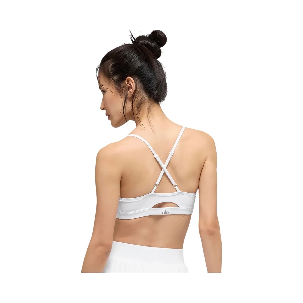 Alo Women's Airlift Intrigue Bra - White - HypeFly India View 2