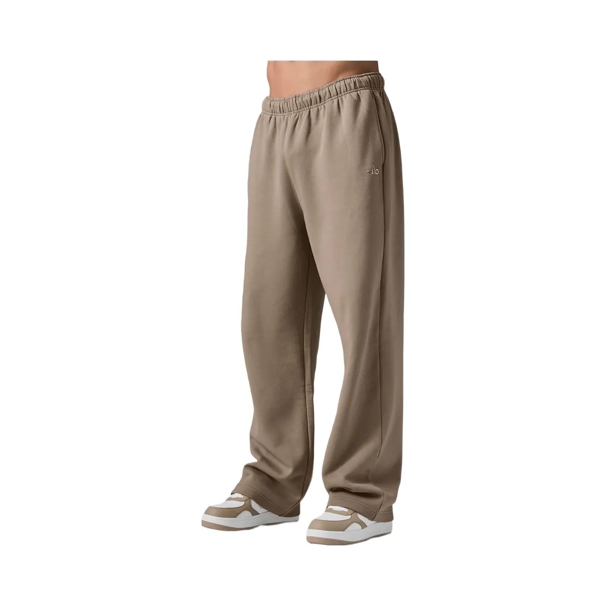 Alo Men's Accolade Straight Leg Sweatpant - Gravel - HypeFly India View 4