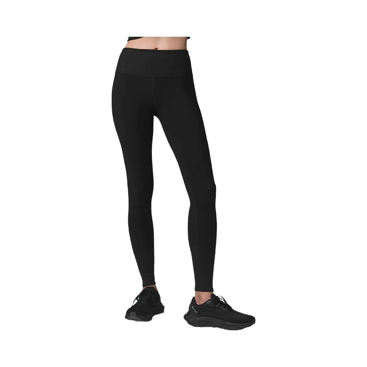 Alo Women's High-Waist Alosoft Lounge Legging - Black - HypeFly India View 1