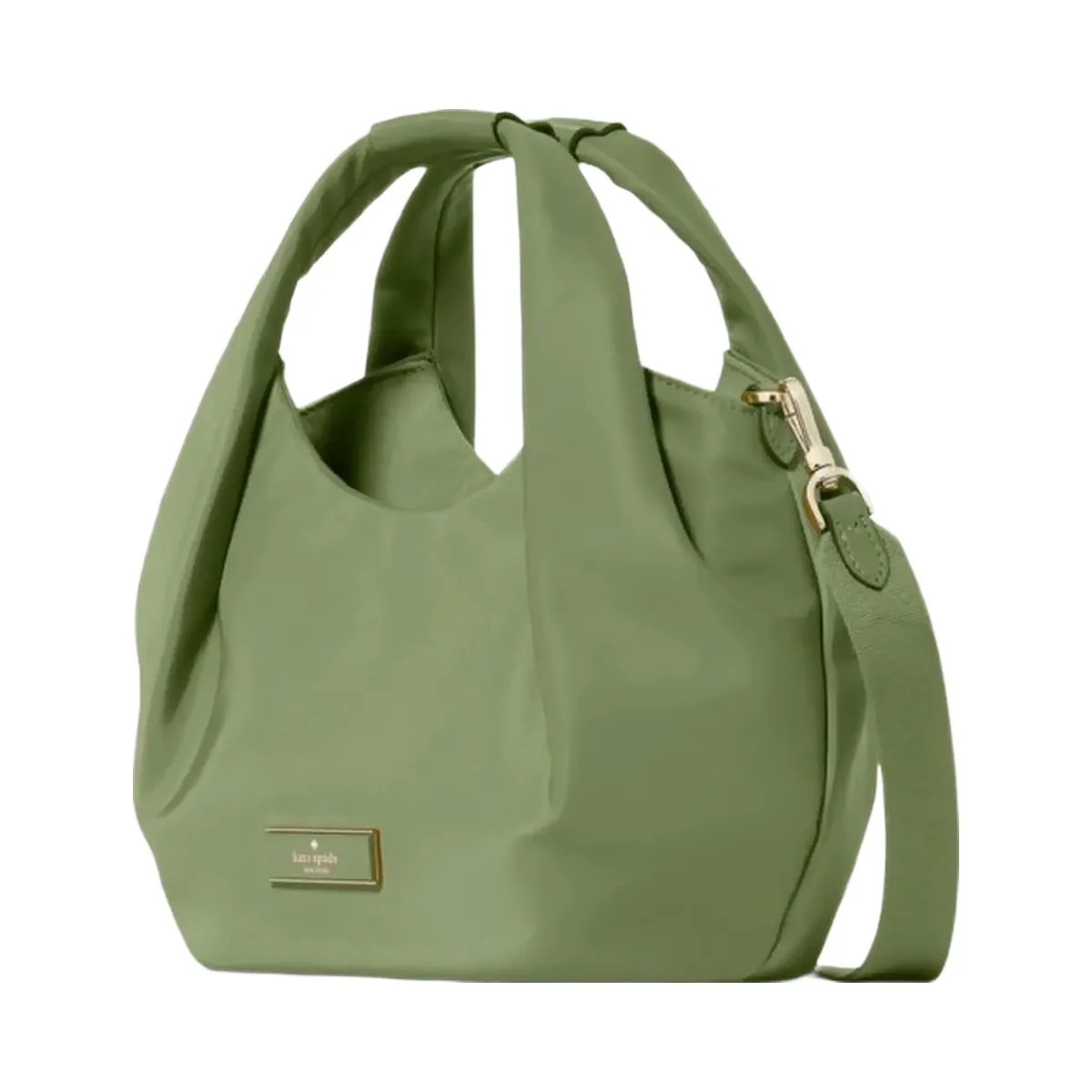 Kate Spade Carter Nylon Small Pleated Crossbody Cedar Stand - HypeFly India View 3