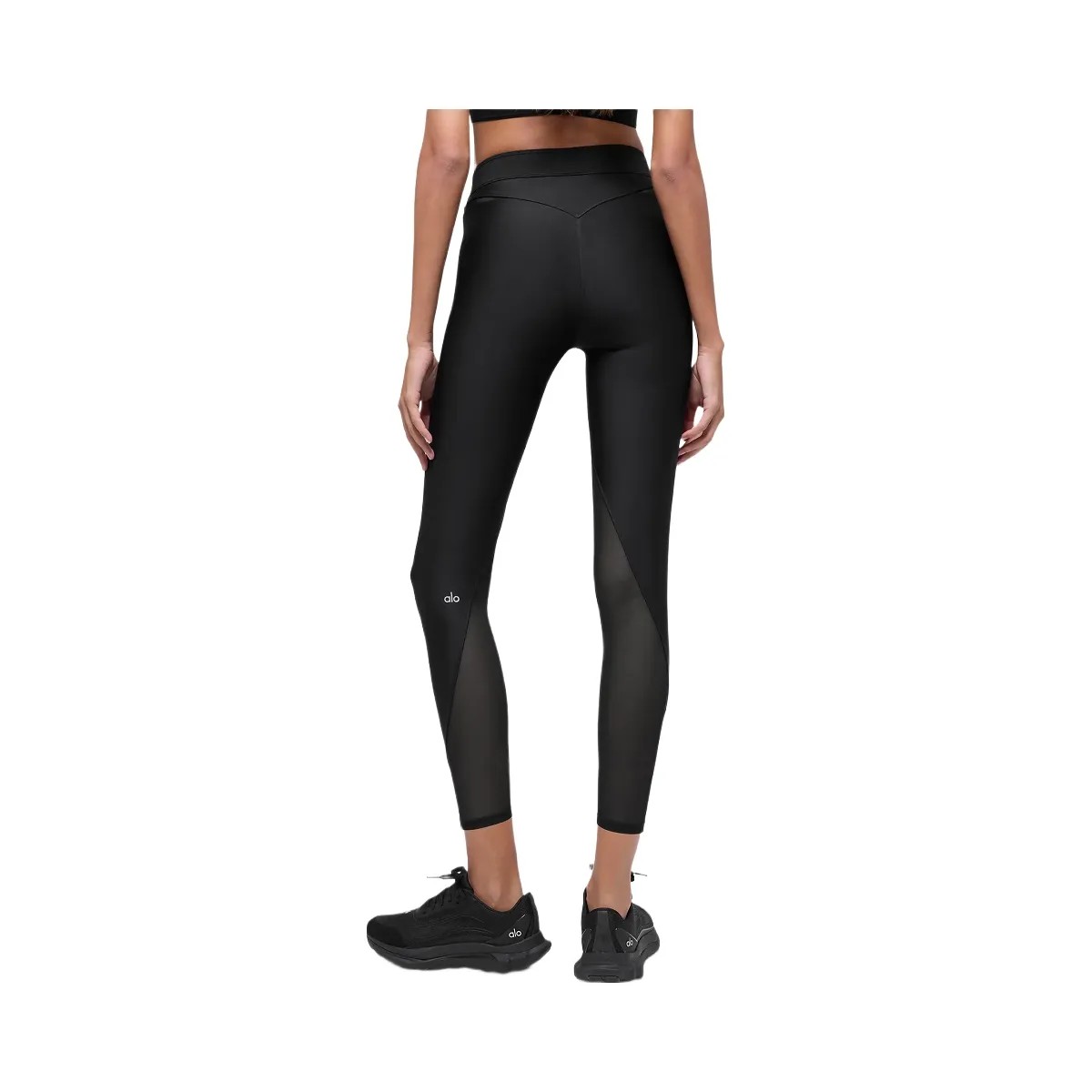 Alo Women's Airlift High-Waist 7/8 Rebel Legging - Black - HypeFly India View 3