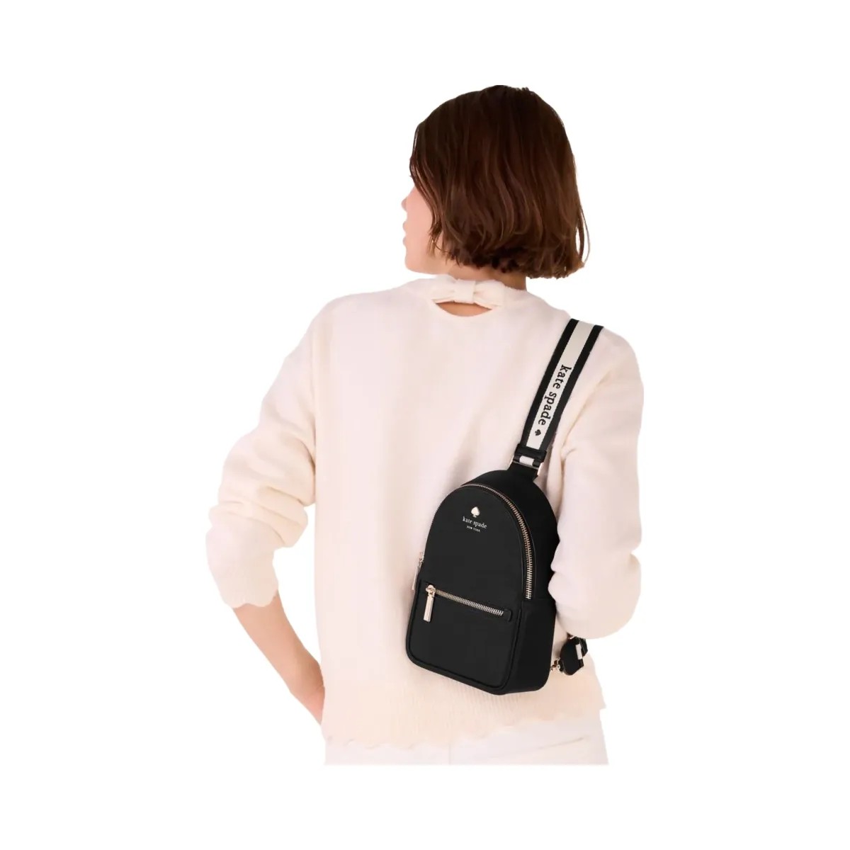 Kate Spade Emma Small Backpack Black - HypeFly India View 2