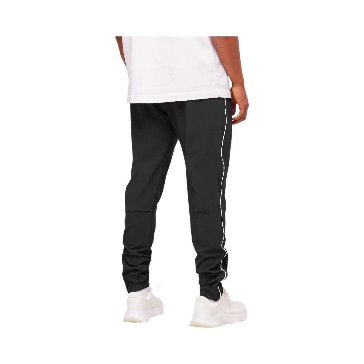 Gymshark Arrival Woven Block Joggers - Black - HypeFly India View 2