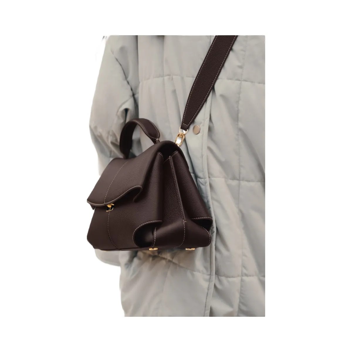 Polene Mokki Textured Ebony - HypeFly India View 5