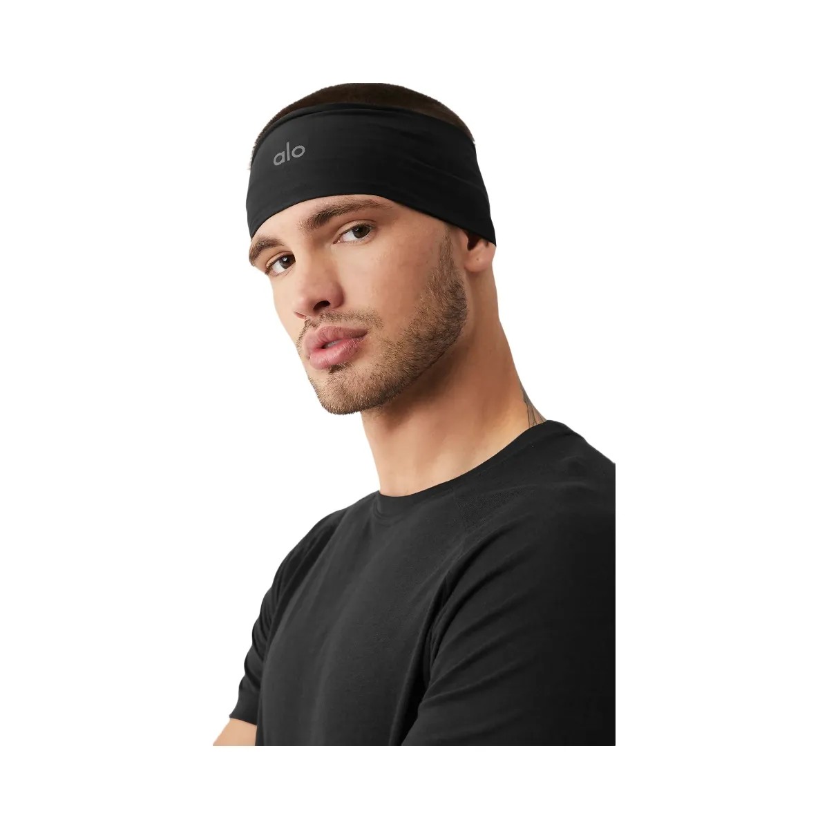 Alo Performance Conquer Headband - Black - HypeFly India View 3