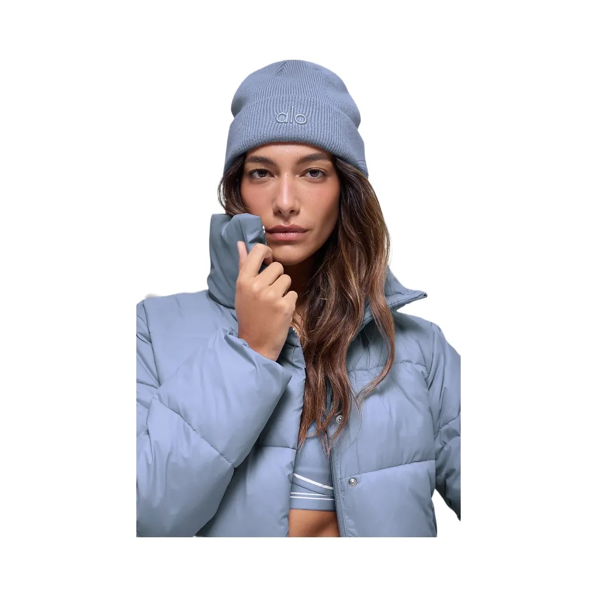 Alo Women's Gold Rush Puffer - Winter Frost - HypeFly India View 2