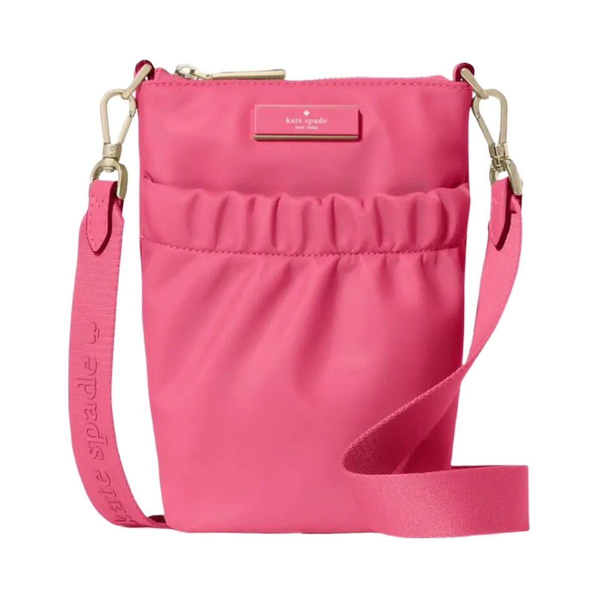 Kate Spade Carter Nylon Phone Crossbody Rose Oil - HypeFly India View 1