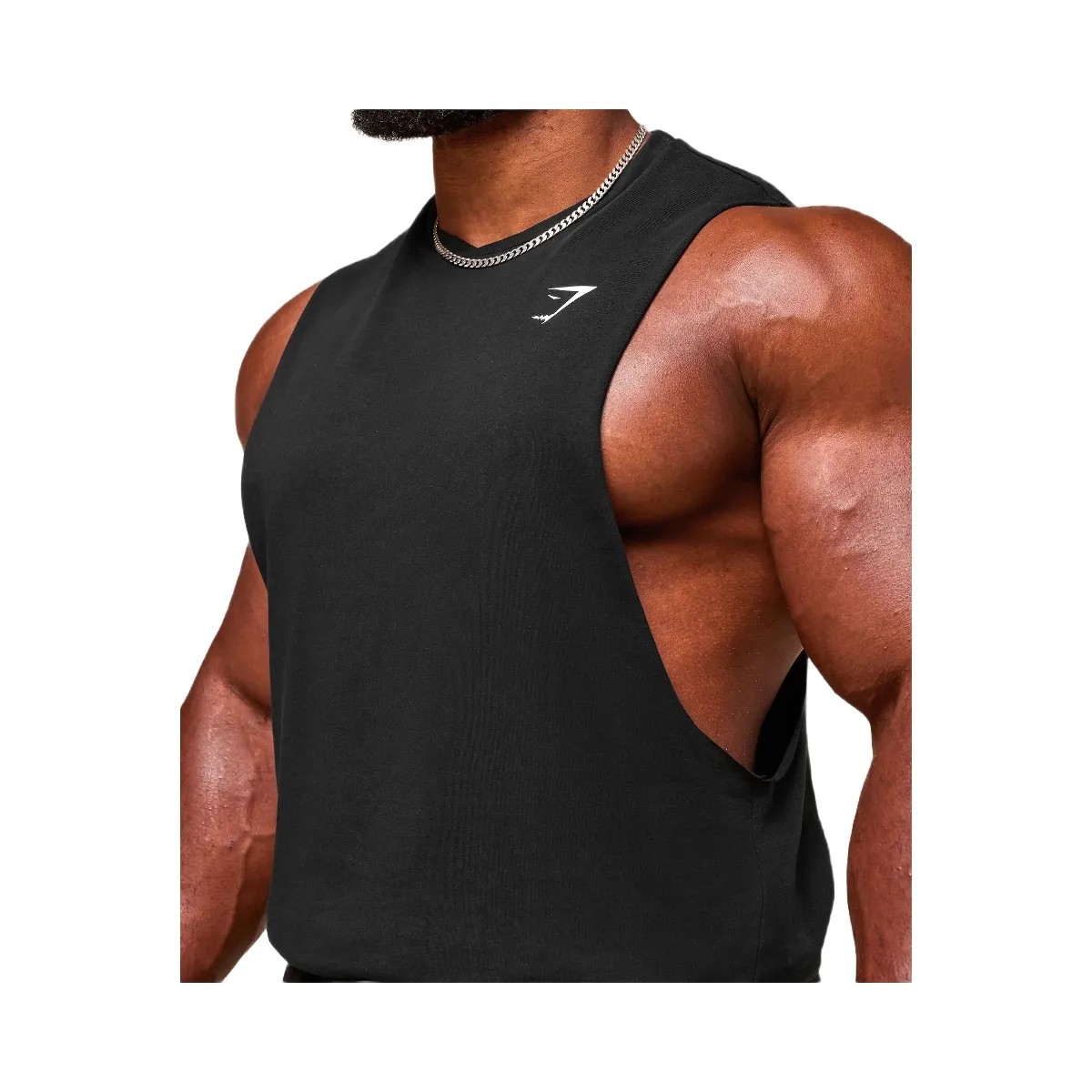 Gymshark Critical Drop Arm Tank - Black - HypeFly India View 4
