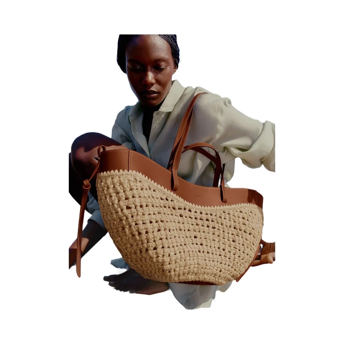 Polene Cyme Raffia - HypeFly India View 4