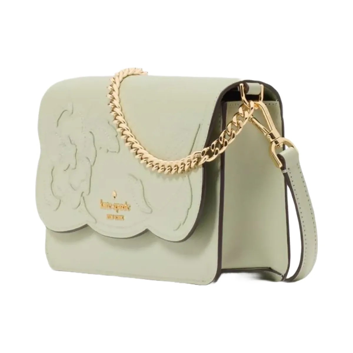 Kate Spade Madison Floral Applique Willow Mini Crossbody Sage Bundle - HypeFly India View 3