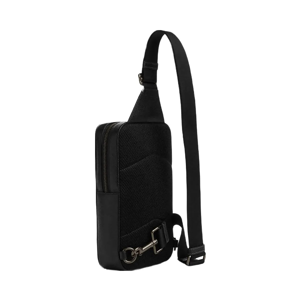 Coach Sullivan Pack In Signature Canvas Signature Canvas-Gunmetal-Charcoal-Black - HypeFly India View 4