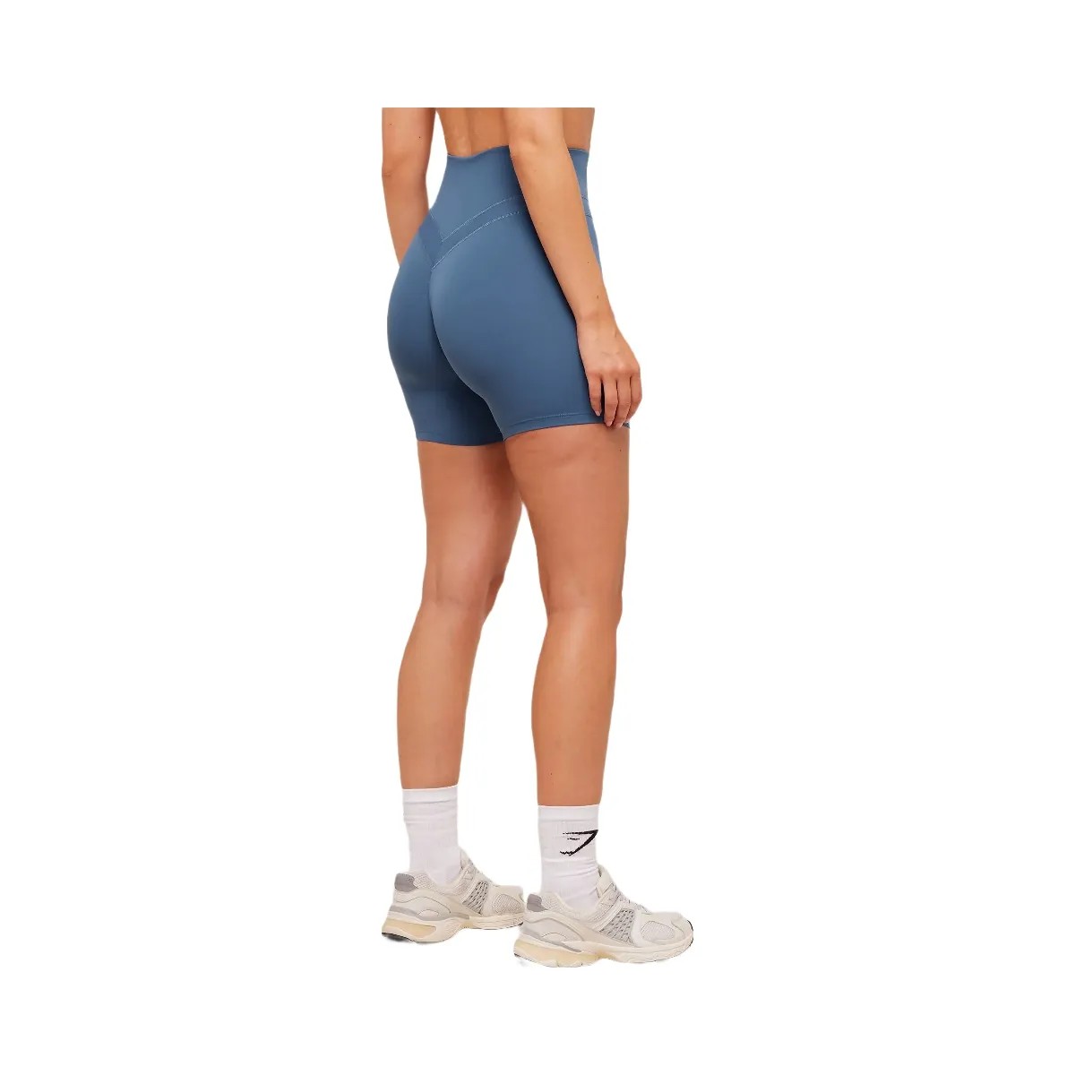 Gymshark Whitney Shorts - Compound Blue - HypeFly India View 2