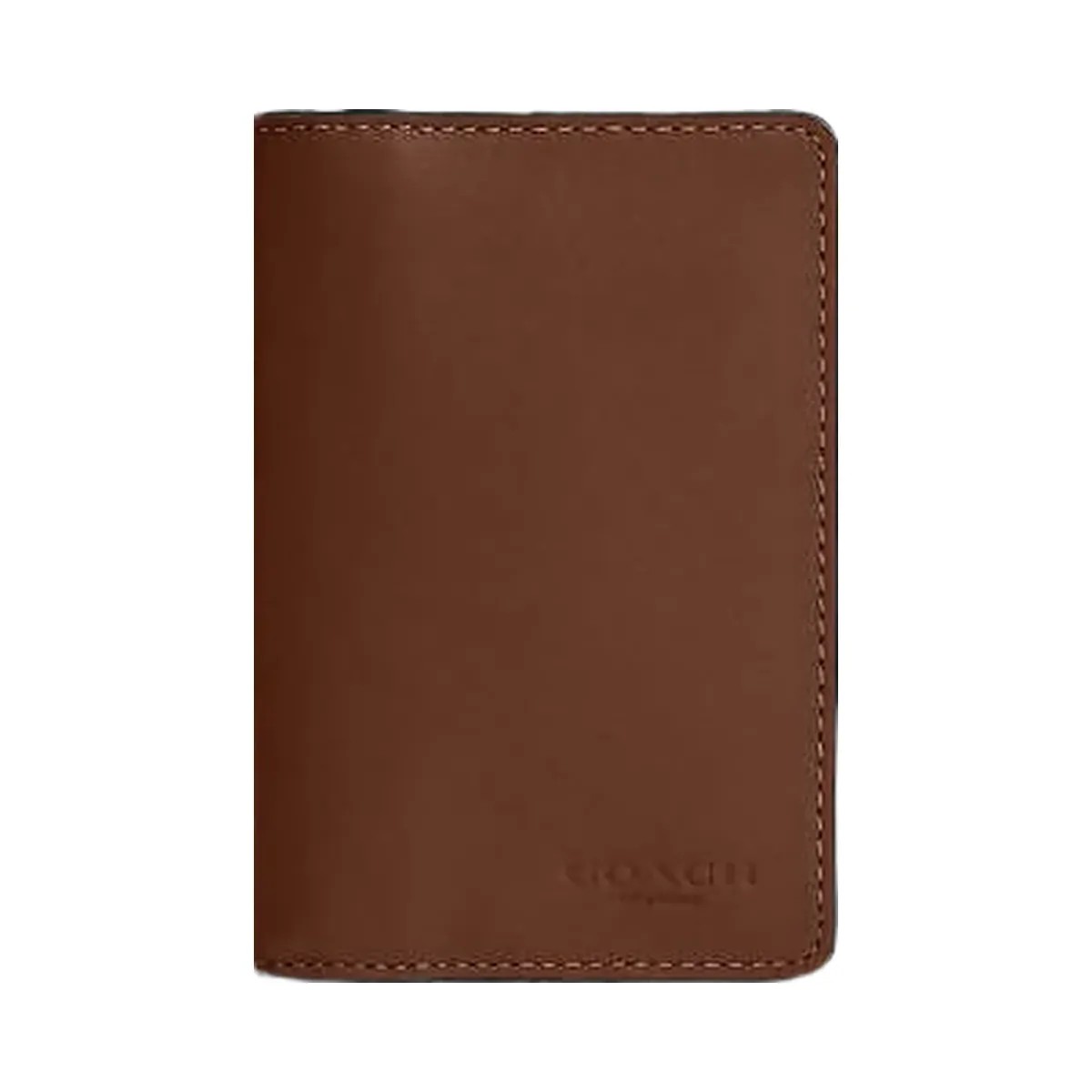 Coach Id Wallet Smooth Leather-Saddle - HypeFly India View 2