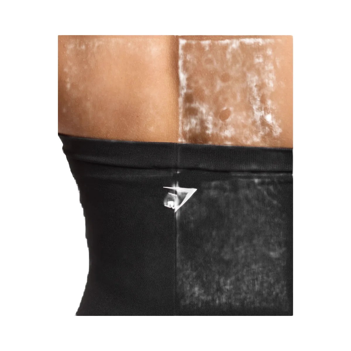 Gymshark Everyday Seamless Midi Tube Top - Black - HypeFly India View 4