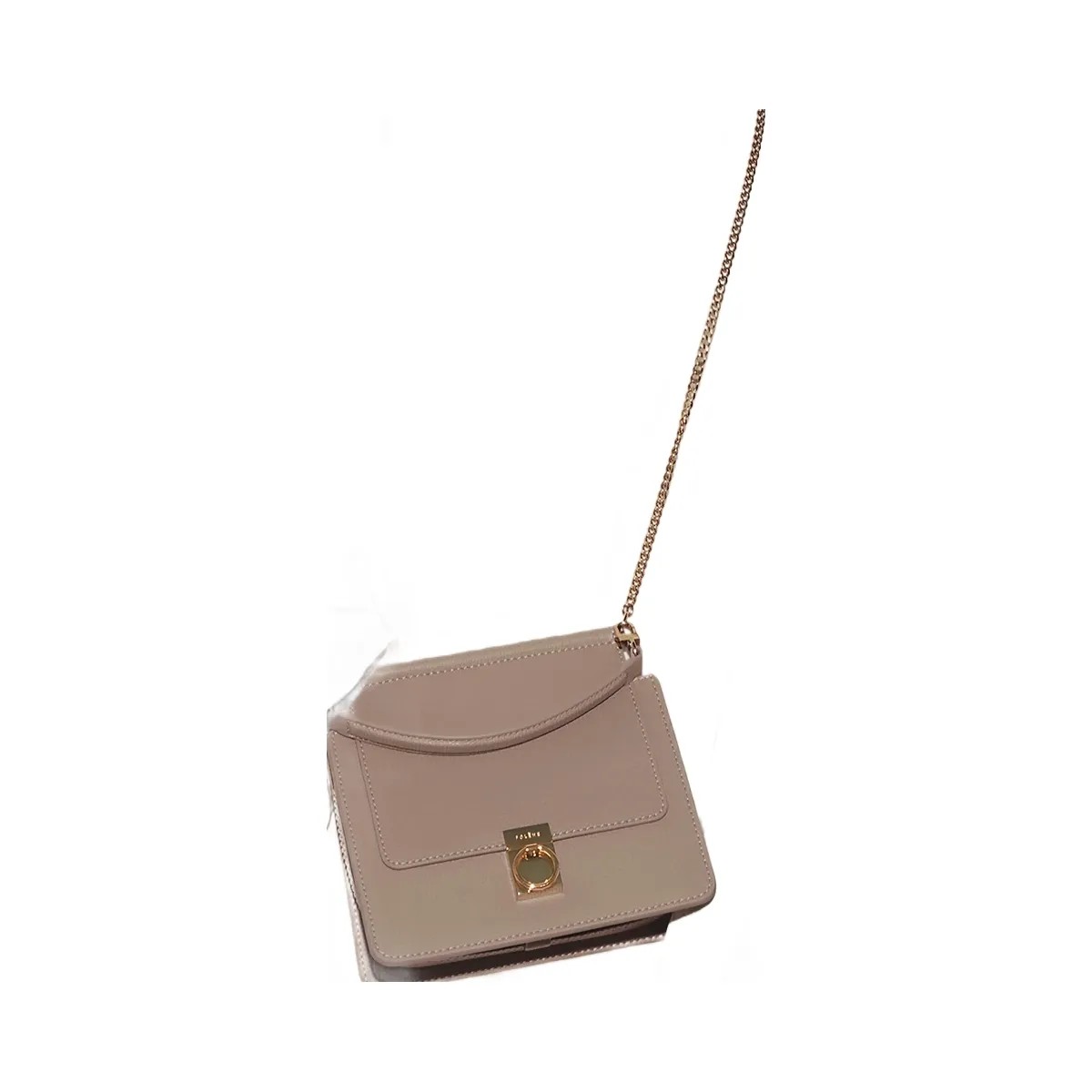 Polene Numero Sept Mini Textured Taupe - HypeFly India View 3