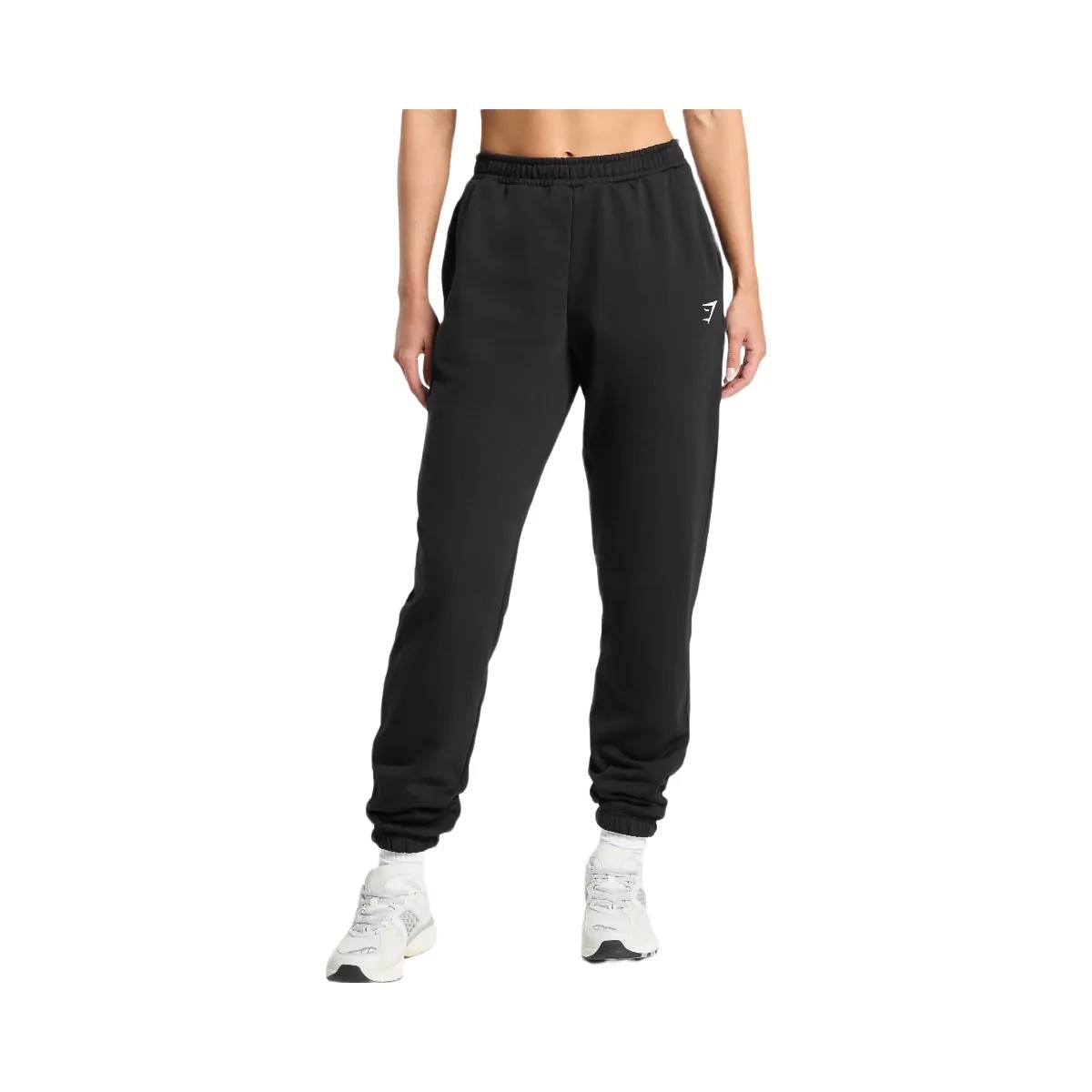 Gymshark Training Fleece Tall Joggers - Black - HypeFly India View 1
