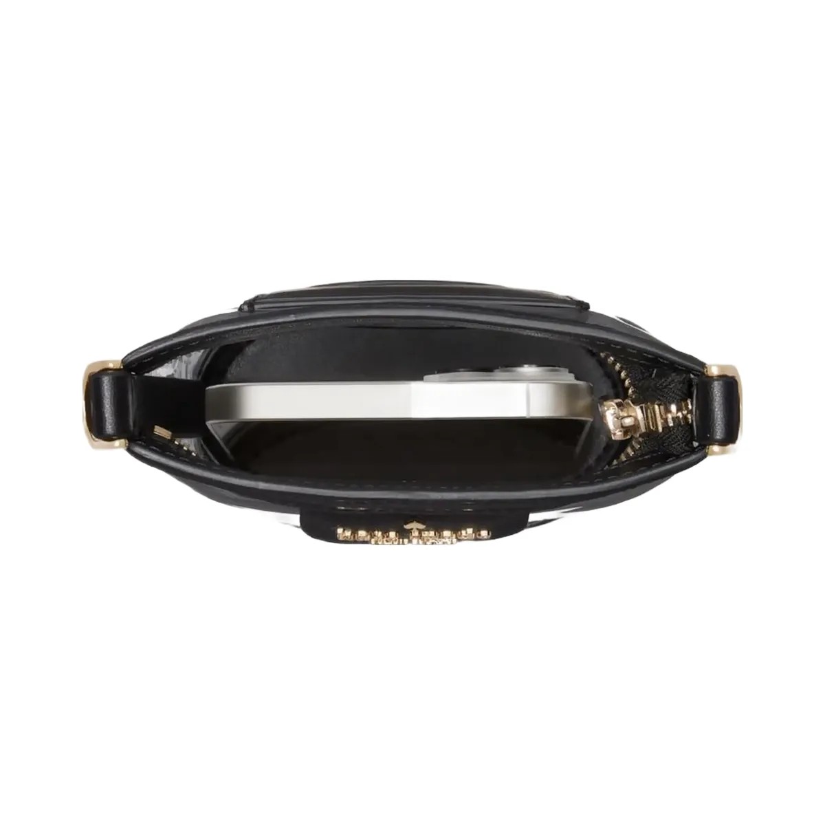 Kate Spade Clare Clear Phone Crossbody Black Multi - HypeFly India View 4