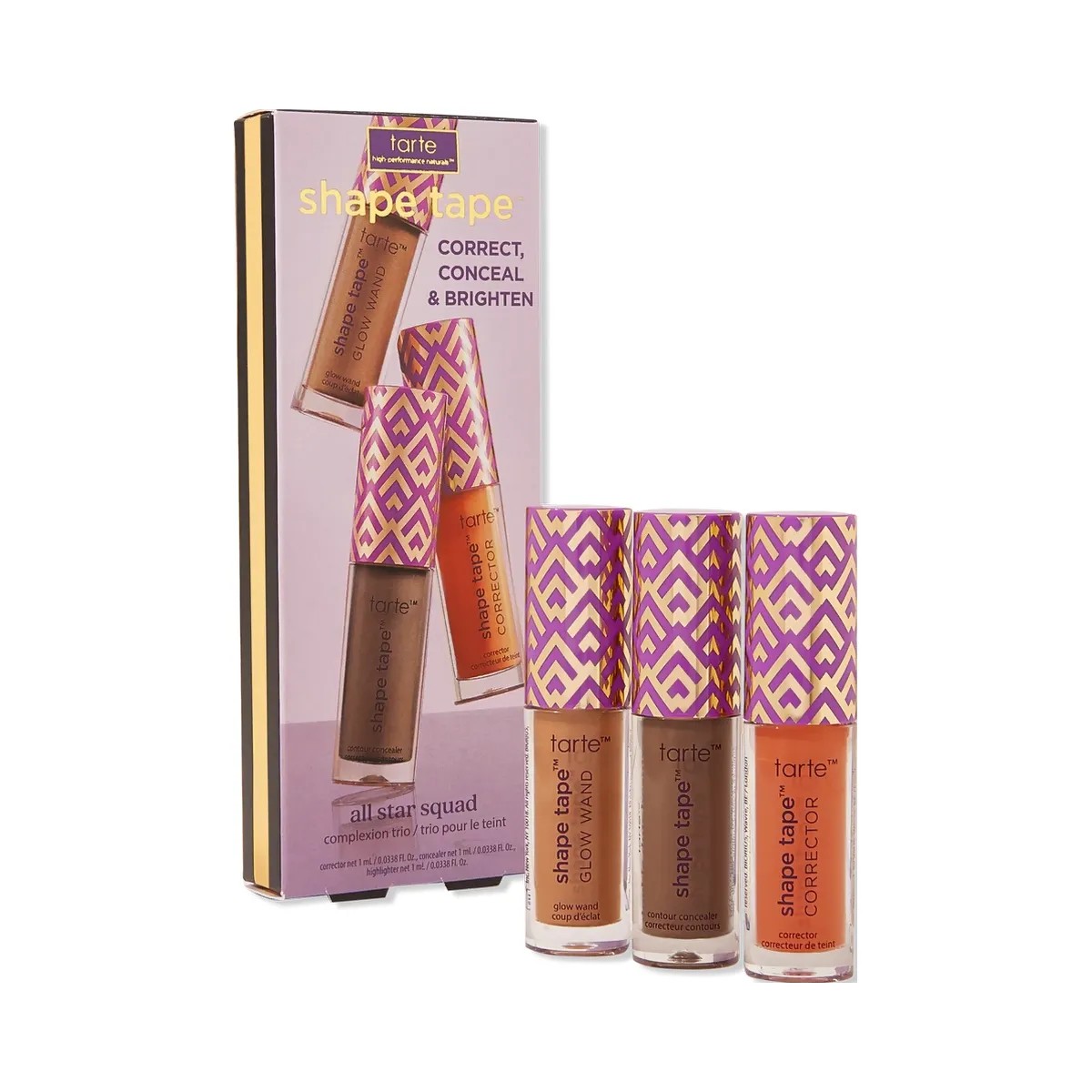 Tarte Shape Tape All Star Squad Complexion Trio '57N rich / ablaze / orange' - HypeFly India View 1