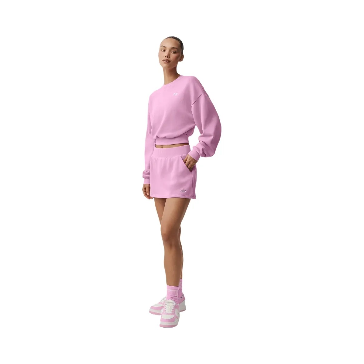 Alo Women's Accolade Skirt - Candy Heart Pink - HypeFly India View 3