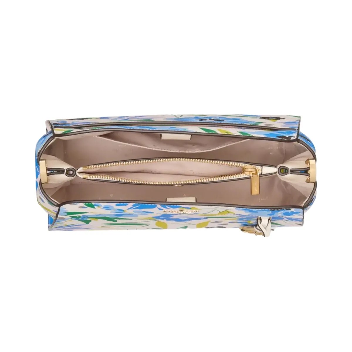 Kate Spade Madison Floral Medium Top Handle Satchel Cream Multi - HypeFly India View 4