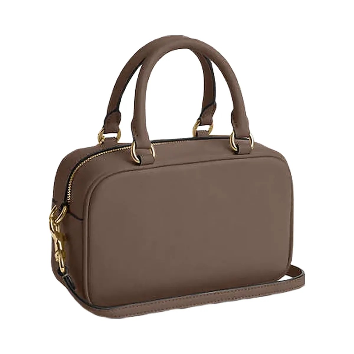 Coach Satchel Crossbody Smooth Leather-Gold-Dark Stone - HypeFly India View 3