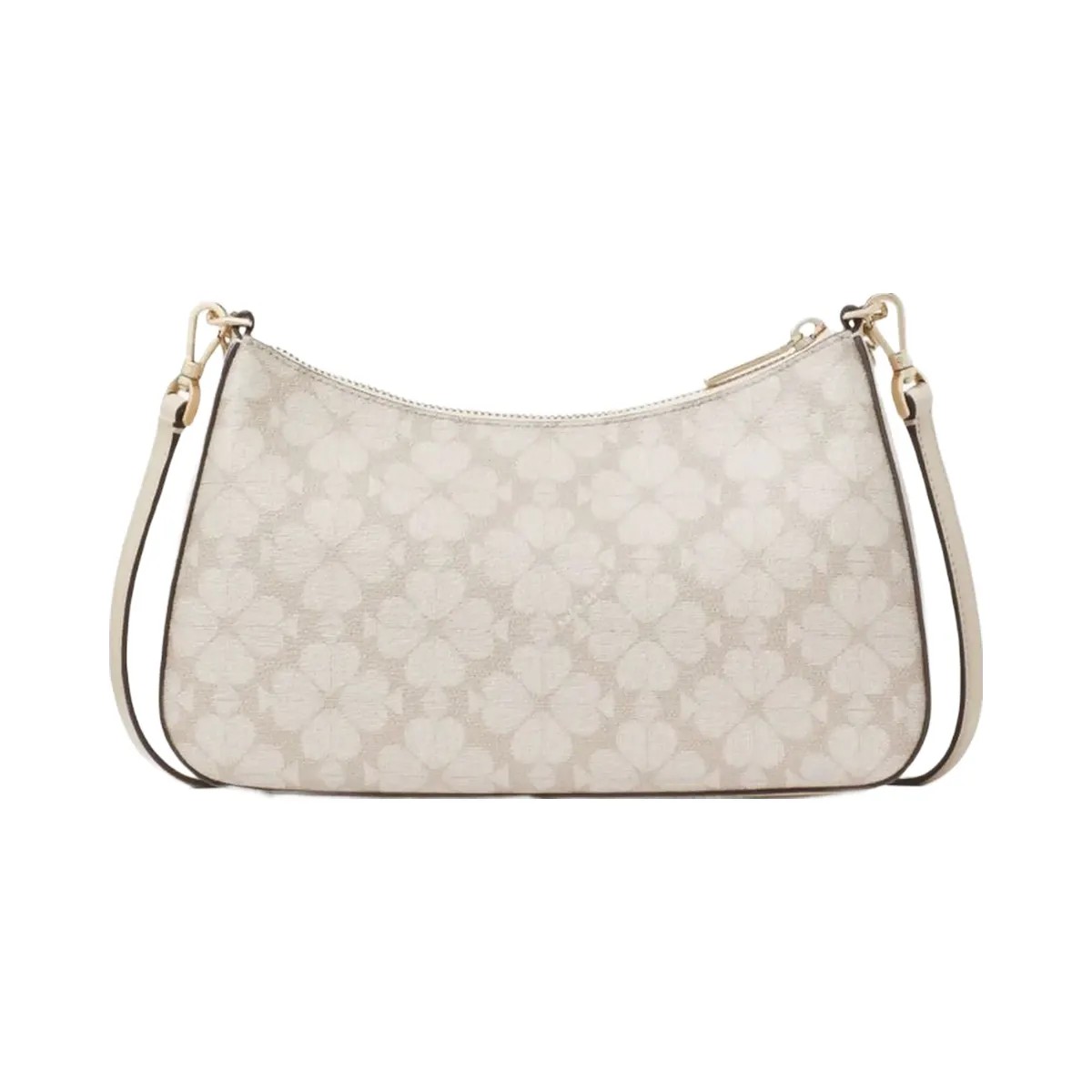 Kate Spade Signature Spade Flower Medium Convertible Crossbody Dark Beige Multi - HypeFly India View 5