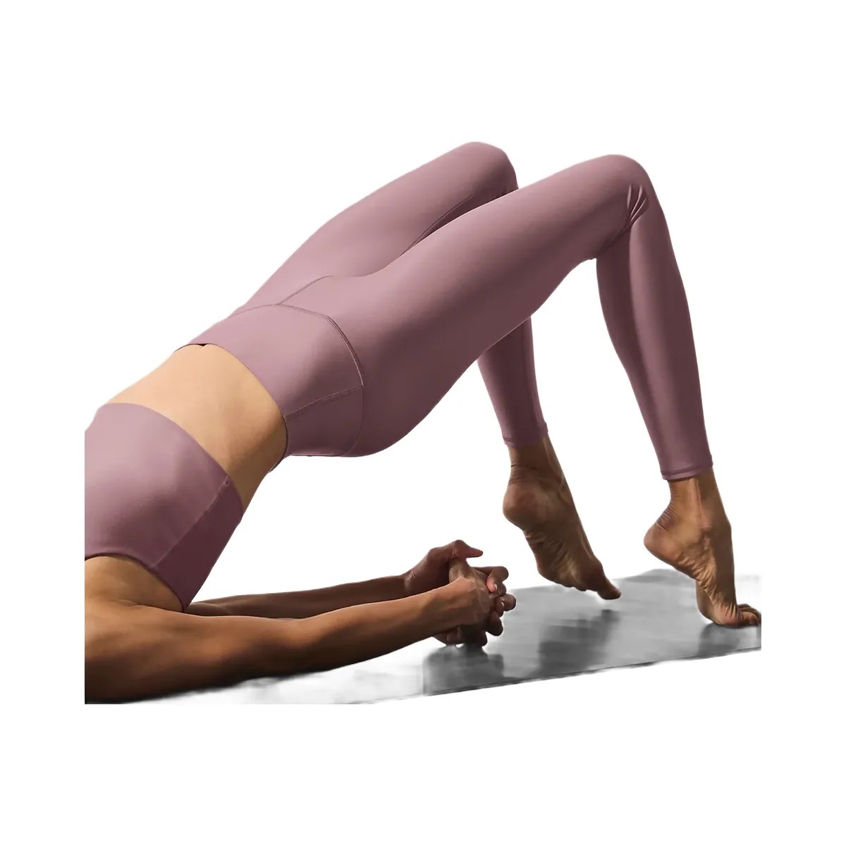 Alo Women's 7/8 High-Waist Airlift Legging - Smoky Quartz - HypeFly India View 4