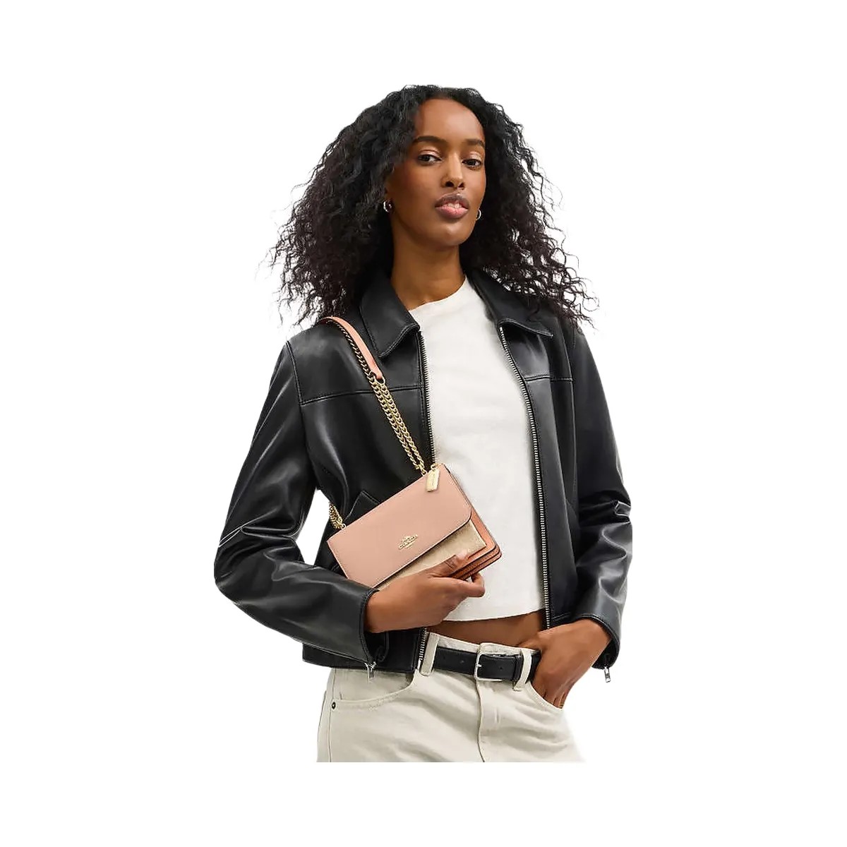 Coach Mini Klare Crossbody Bag In Colorblock Signature Canvas Signature Canvas-Im-Cream-Sand - HypeFly India View 2