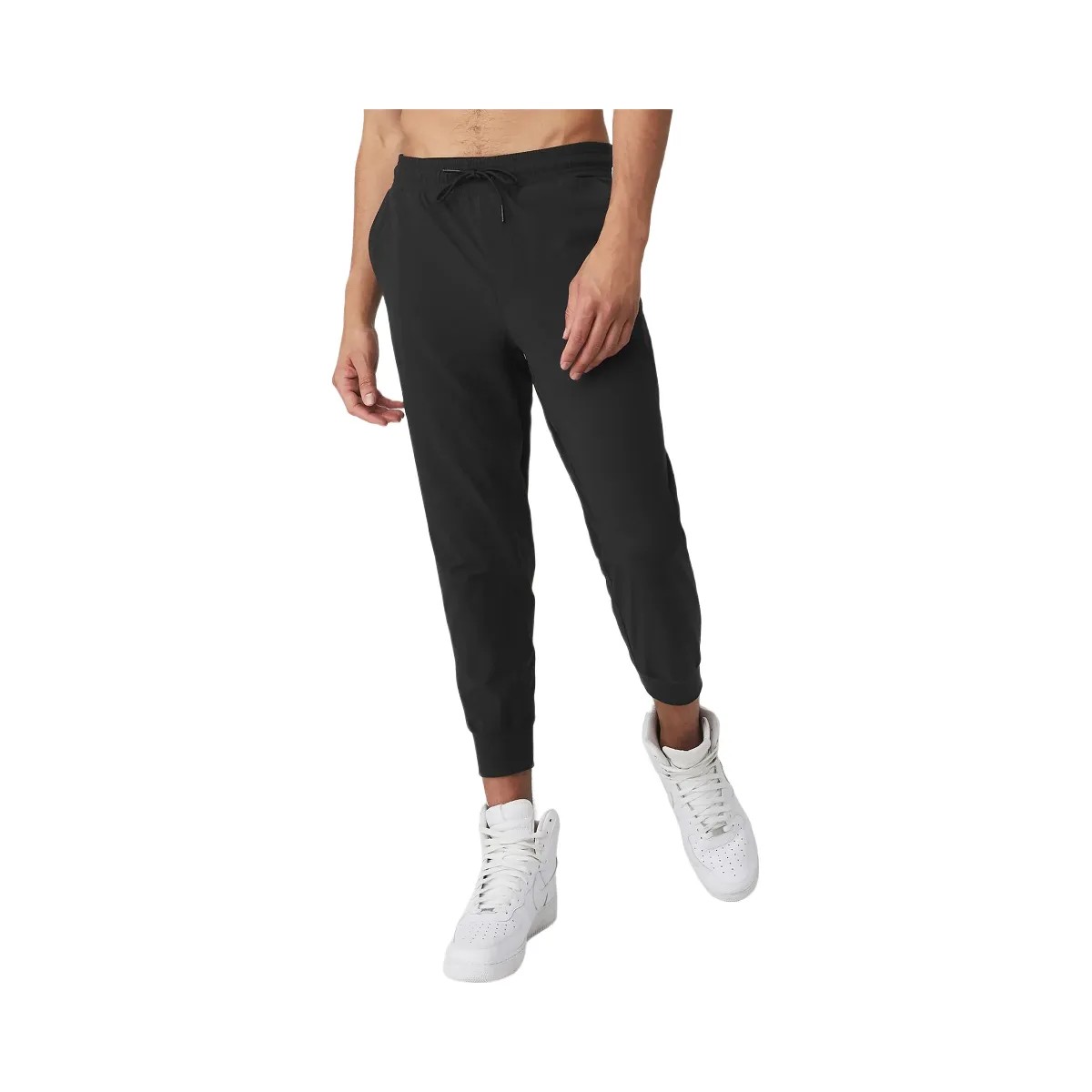 Alo Men's Co-Op 7/8 Pant - Black - HypeFly India View 1