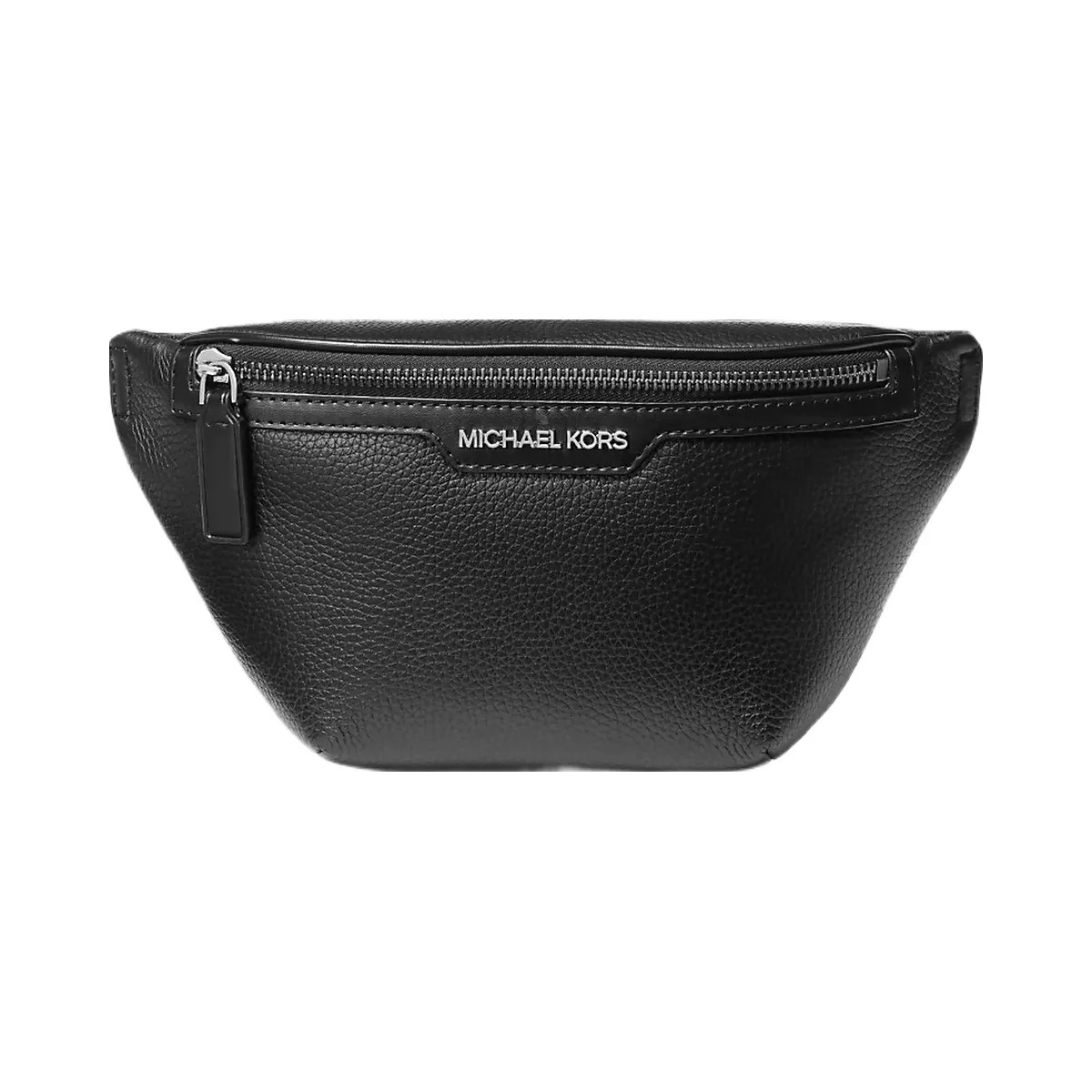 Michael Kors Cooper Small Leather Sling Pack Black - HypeFly India View 1