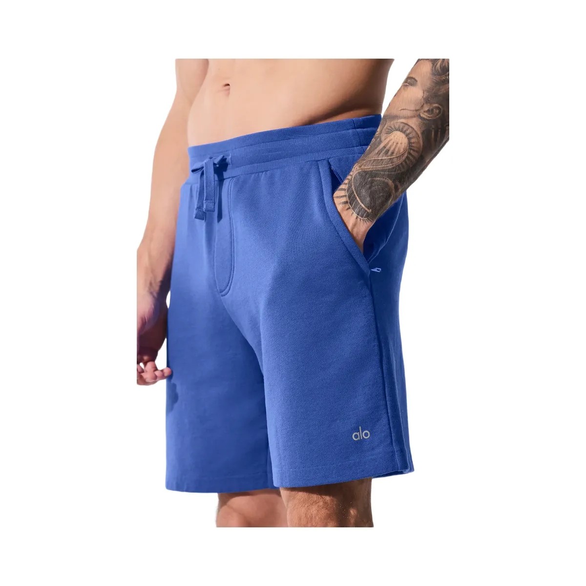 Alo Men's Chill Short - Marathon Blue - HypeFly India View 2