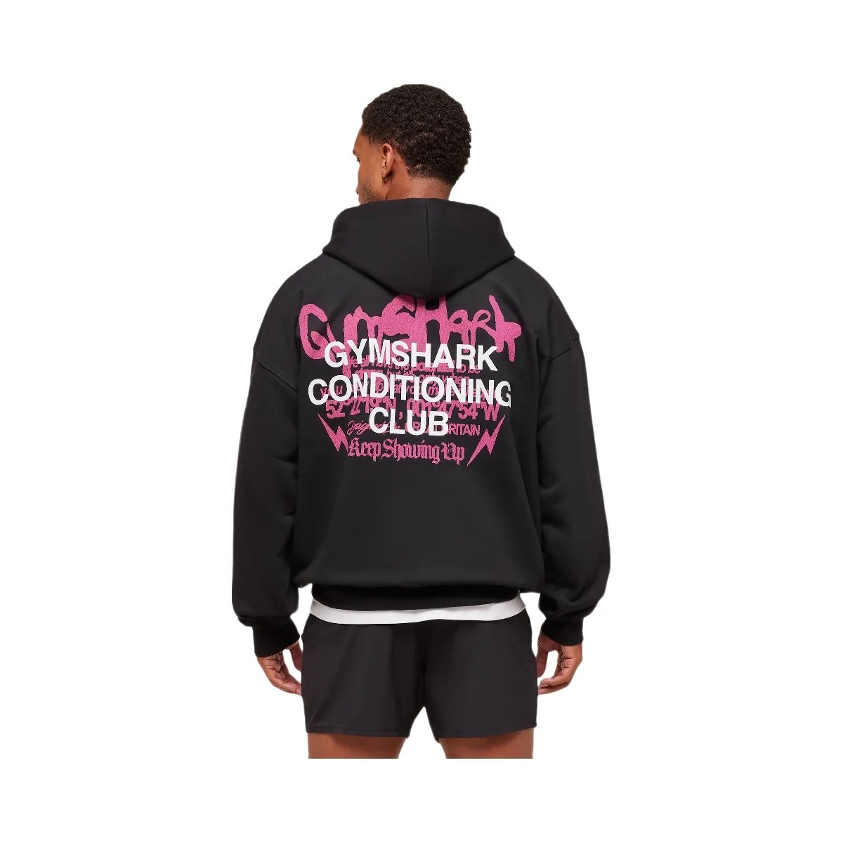Gymshark GSCC Hoodie - Black - HypeFly India View 6