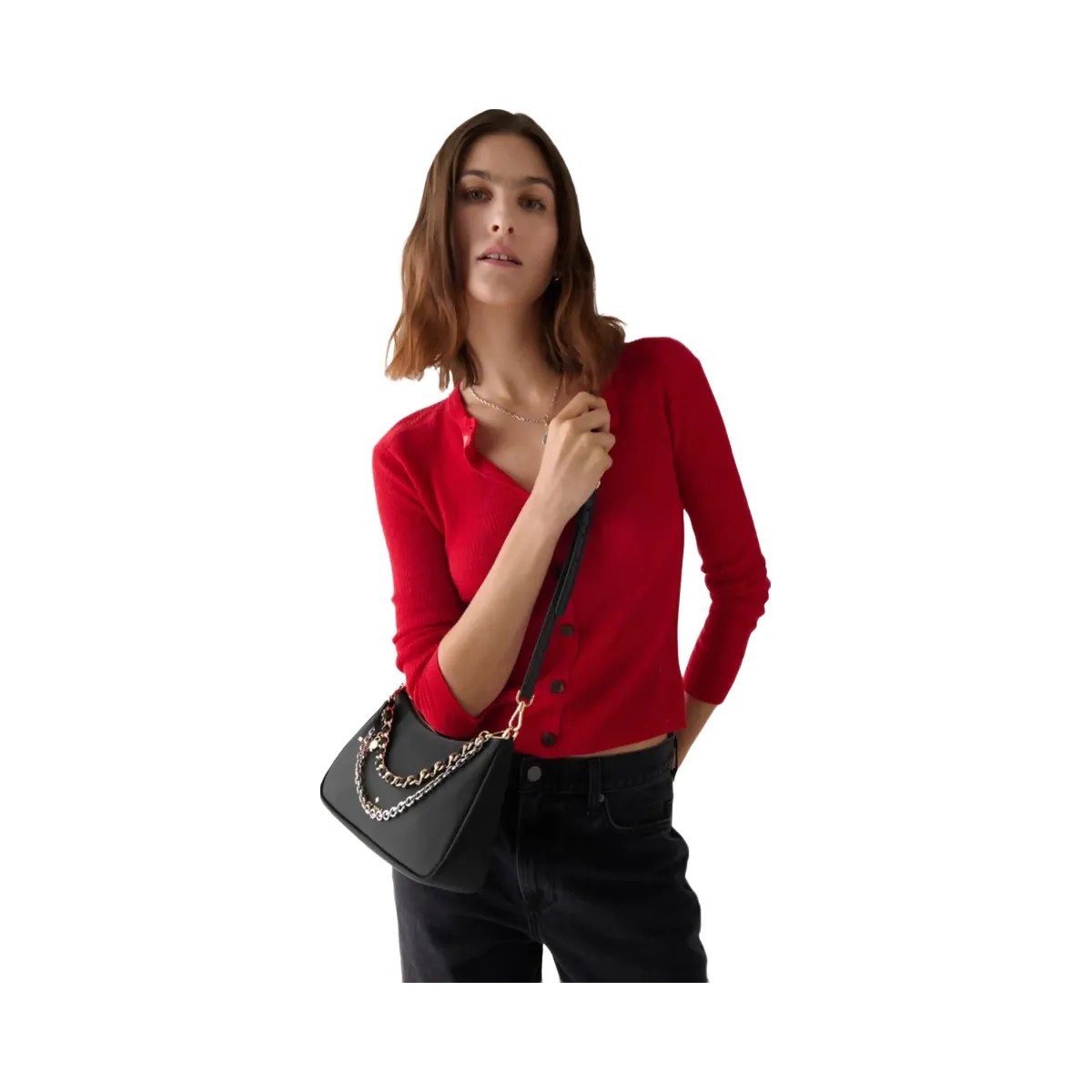 Kate Spade Margot Nylon Convertible Crossbody Black - HypeFly India View 2