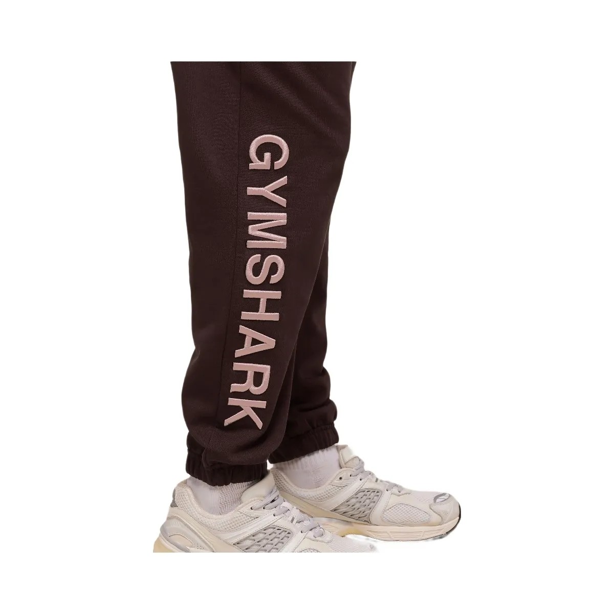 Gymshark Embroidered Logo Joggers - Cherry Purple - HypeFly India View 5