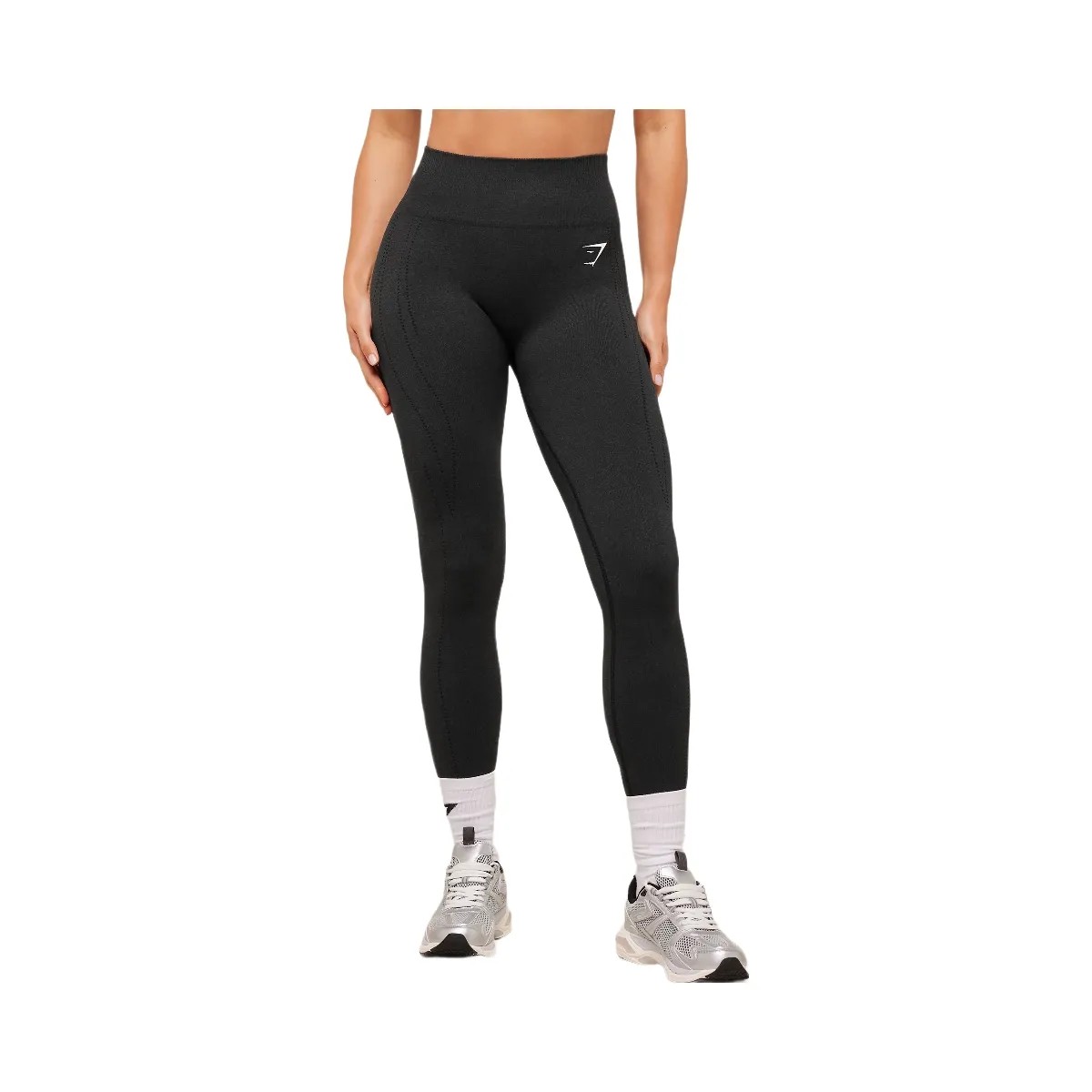 Gymshark VItal Warm Leggings - Black Marl - HypeFly India View 1
