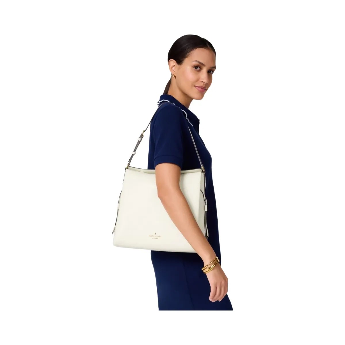 Kate Spade Dumpling Large Shoulder Bag Meringue - HypeFly India View 2