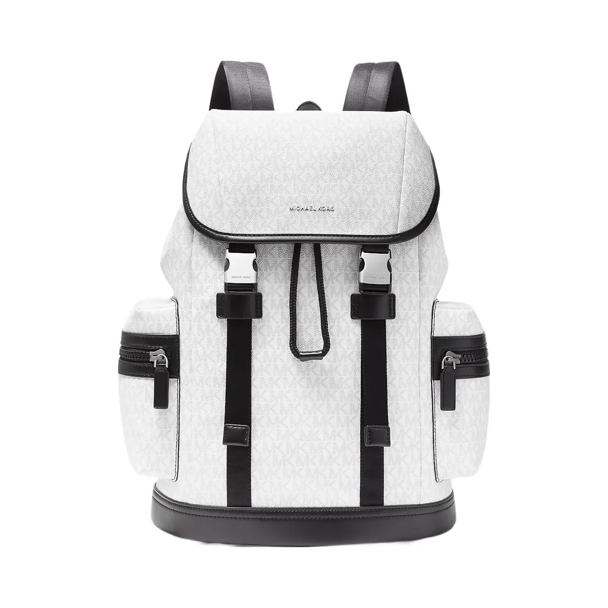 Michael Kors Cooper Logo Backpack Bright Wht - HypeFly India View 1