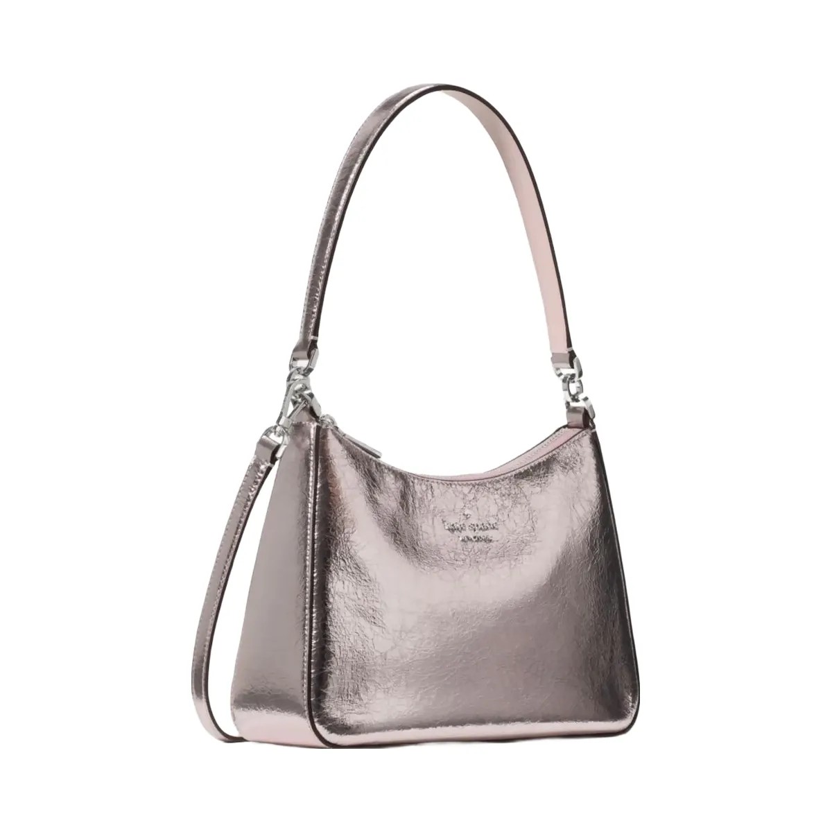 Kate Spade Margot Crinkle Metallic Convertible Shoulder Bag Lilac Moonlight - HypeFly India View 3